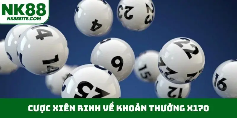 Cược xiên rinh về khoản thưởng x170