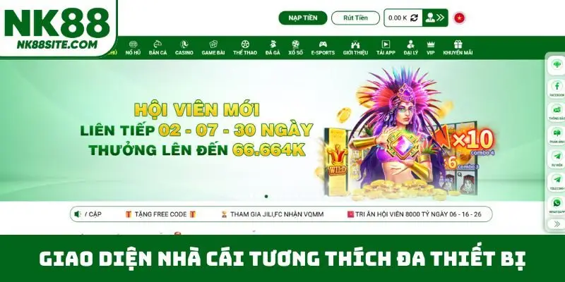 Giao diện nhà cái tương thích đa thiết bị